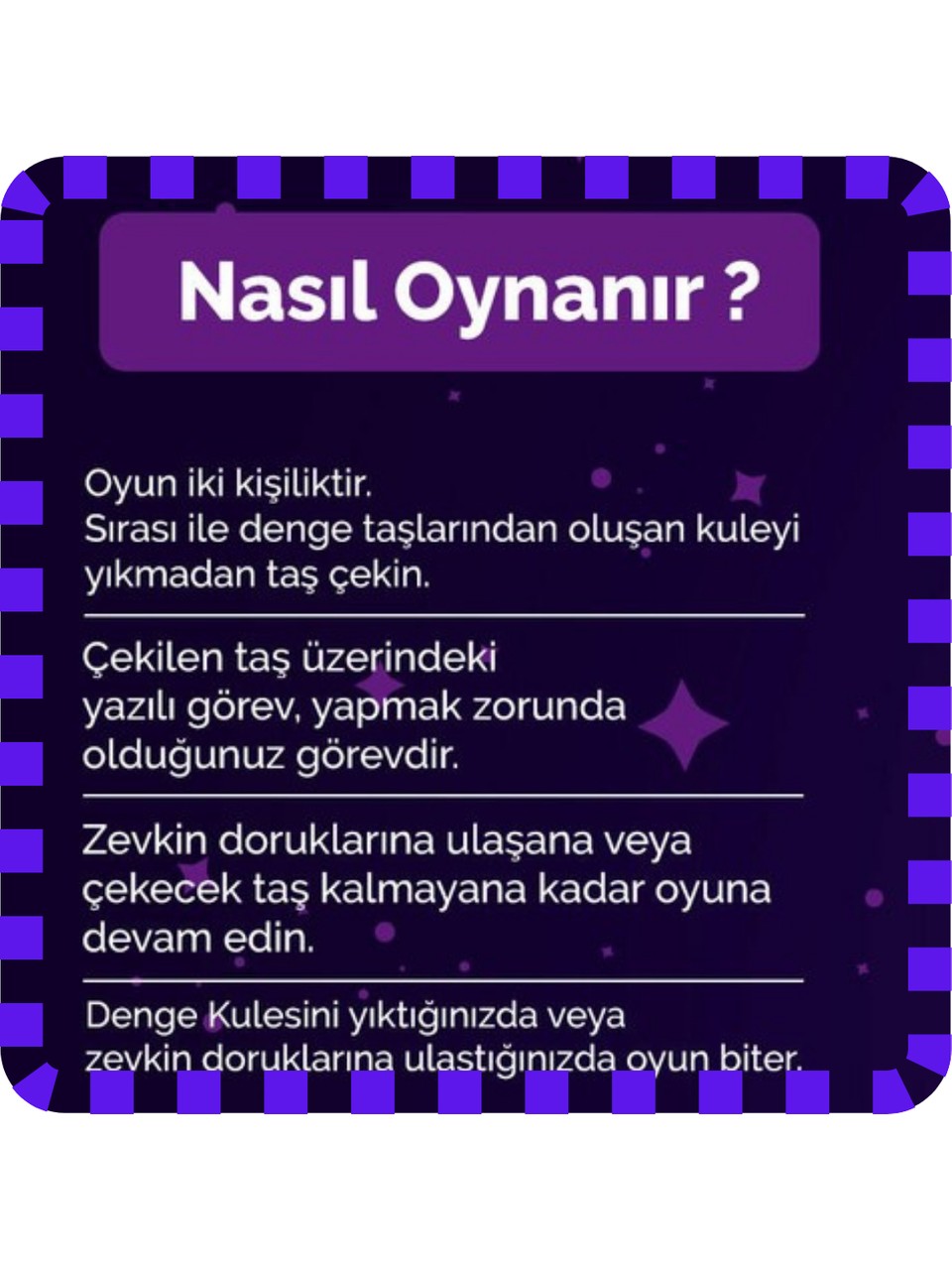 Yasak Oyun Jenga